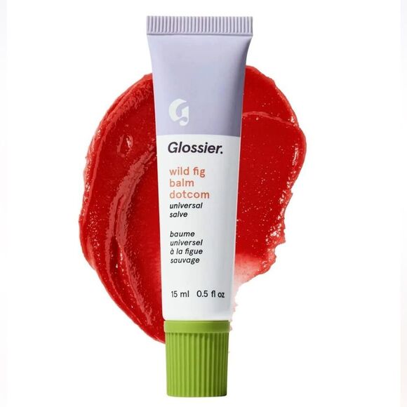 Glossier Balm Dotcom Lip Balm and Skin Salve Color: Wild Fig - sheer coral tint - Picture 1 of 10